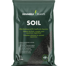 Bottengrund DENNERLE PLANTS Soil 2-3mm ca 3kg svart