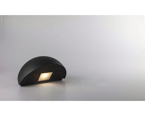 Svart vägglampa för utomhusbruk för stigbelysning