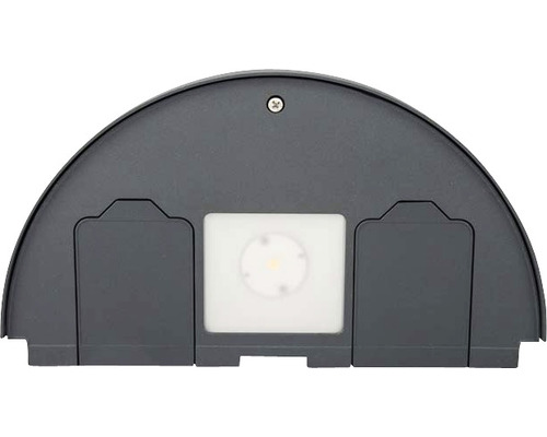 Halvrund LED-vägglampa