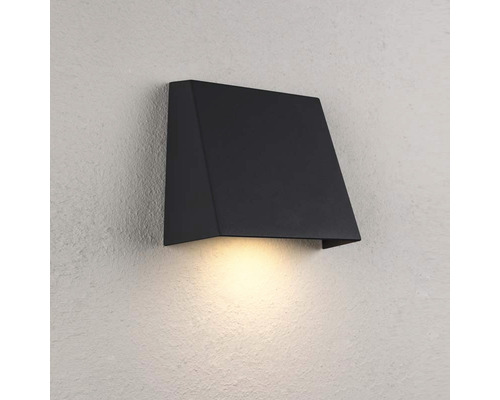 Svart vägglampa för utomhusbelysning