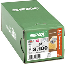 Konstruktionsskruv SPAX C4 8,0x100 T30 50-pack