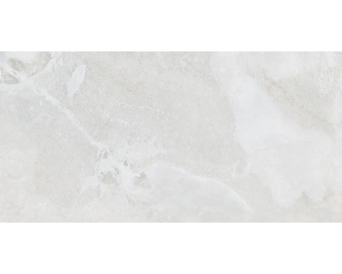 Klinker Queen Pearl ljusgrå matt 30x60x0,95cm Kakelmönster med marmorlook