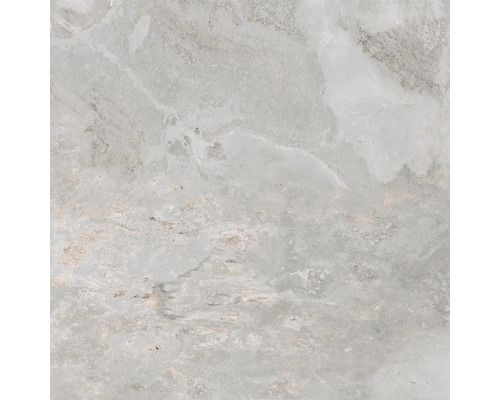 Klinker Queen Ash grå matt 60x60x0,95cm Keramisk platta med marmorutseende för vägg och golv