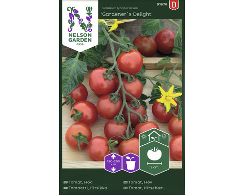 Tomatfrön NELSON GARDEN Körsbärstomat Gardener's Delight
