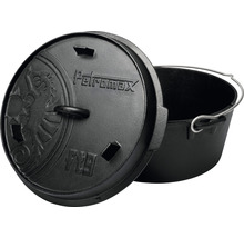 Petromax Gjutjärnsgryta med lock och handtag