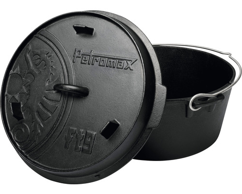 Petromax Gjutjärnsgryta med lock och handtag