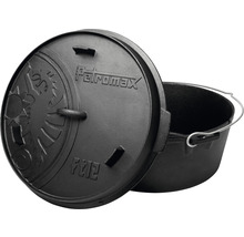 Petromax Dutch Oven av gjutjärn med lock och bärhandtag