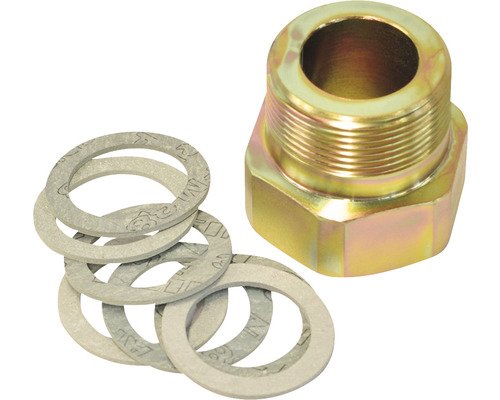 Förlängningsnippel WILO passbit för utbyte G40 inväjndig (40-50 mm) 5761763 Mässingsadapter med tätningsringar för sanitära installationer