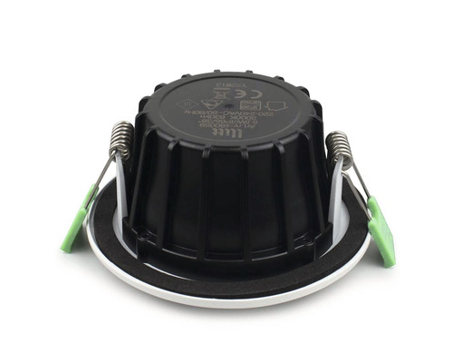 Infälld spotlight med fjädrar för fastsättning