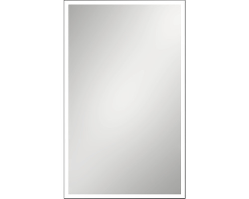 Rektangulär spegel med integrerad belysning