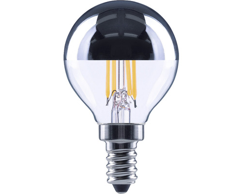 Klotlampa FLAIR LED E14 380lm silver