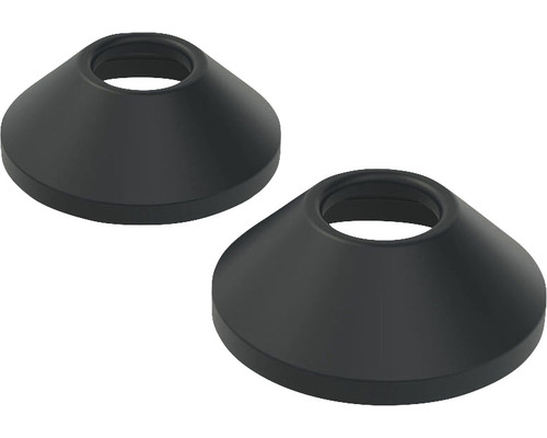 Väggbricka ORAS täckmanschett invändig gänga G20 yttermått 70x25 mm 2-pack 8489953 Två rosetter för värmerör