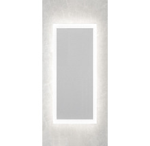 Rektangulär spegel med LED-belysning för badrummet