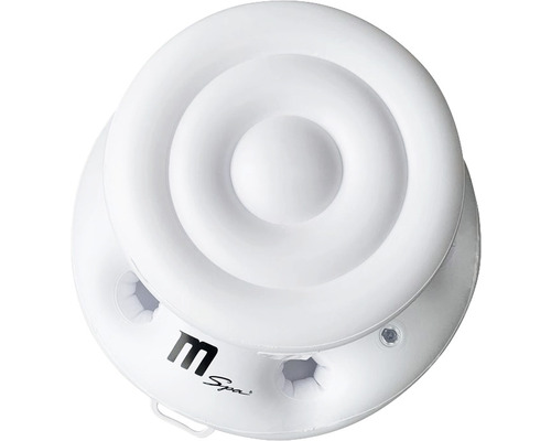 MSpa logotyp bubbelbadssäte med mugghållare