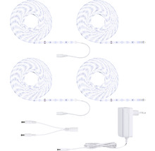 LED-strip med strömförsörjning och anslutningsstycken