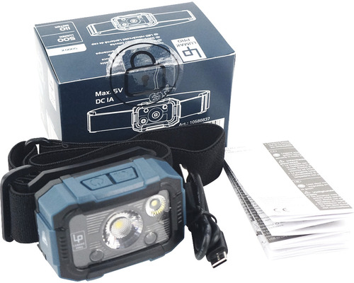 LED-pannlampa med förpackning och bruksanvisning