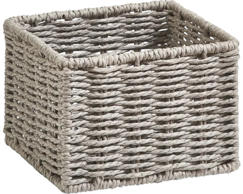 Fyrkantig korg av flätat papper