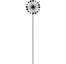 Dekorationsstav LAFIORA blomma version1 90cm svart