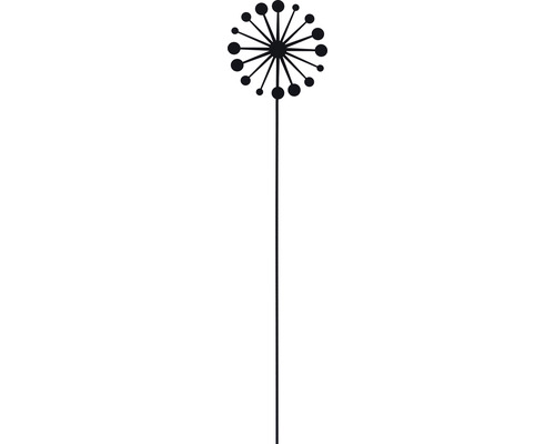 Dekorationsstav LAFIORA blomma version1 90cm svart