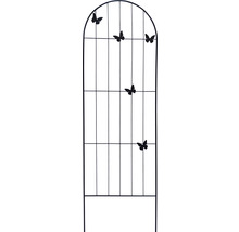 Trädgårdsgrind av metall med fjärilar