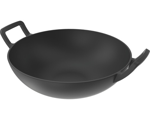 Wokpanna med två handtag