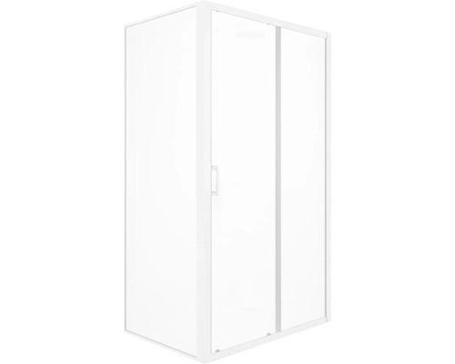 Duschkabin med skjutdörr och ram