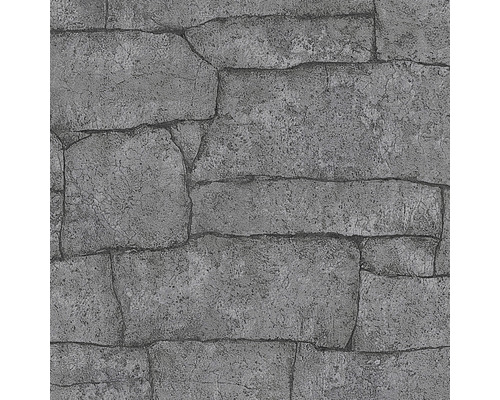 Tapet ERISMANN Focus stenlook antracit 10,05x0,53m Tapet med stenmönster