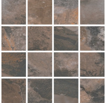 Fyrkantiga golvplattor med stendekor