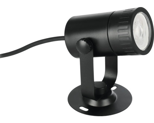 Svart LED-strålkastare för utomhusbruk