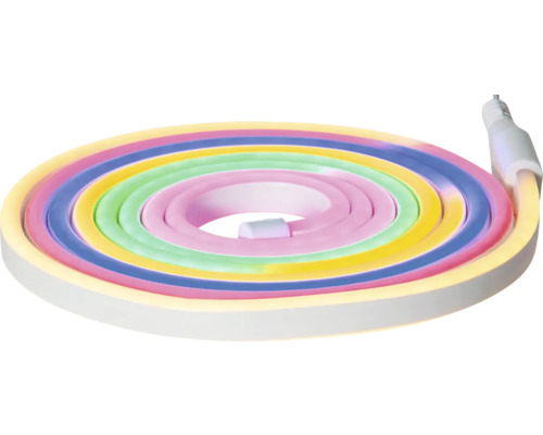 Neon flexlampa, flexibel, rullad