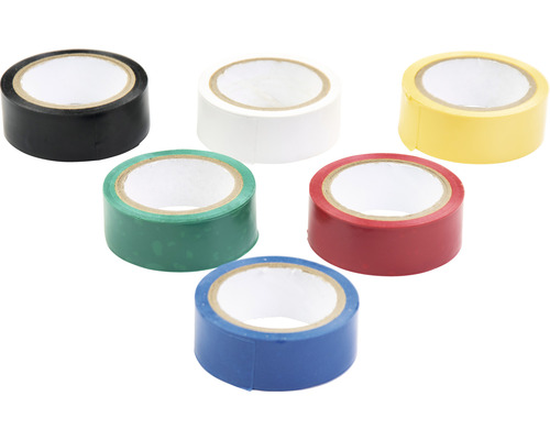 Set med flerfärgad isoleringstejp