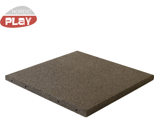 Fyrkantig fallskyddsplatta av gummigranulat