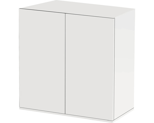 Vitt hängande underskåp med två dörrar
