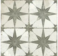 Dekorativ golvplatta med stjärnmönster