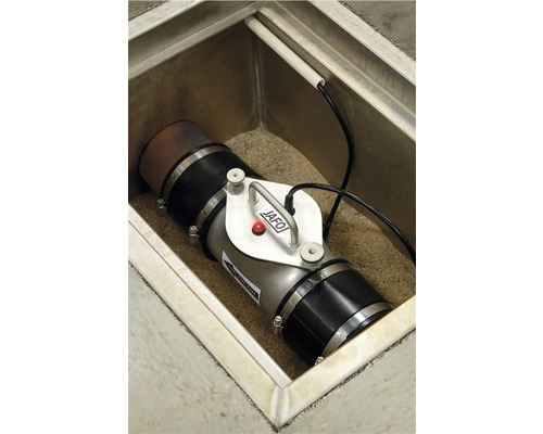 JAFO backventil i en inspektionsbrunn