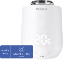 Zigbee termostat med Smart Home by Hornbach-sigill