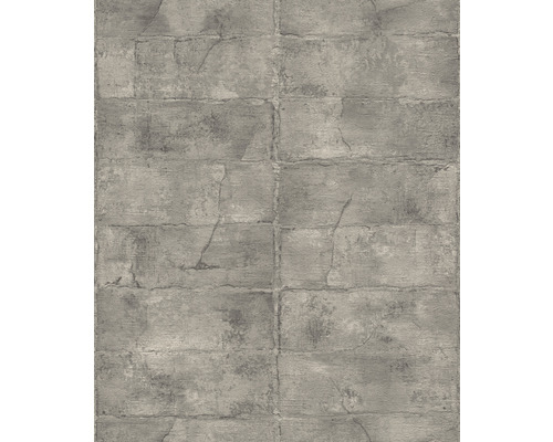 Tapet RASCH Concrete stenlook grå 10,05x0,53m Tapet med stenmönster