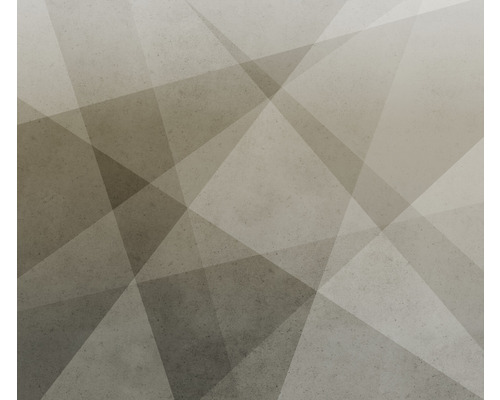 Fototapet RASCH Gemometriskt abstrakt grå 7 delar 3,00x3,50m Abstrakt design med trianglar för väggdekoration