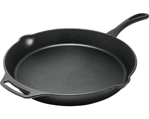 Gjutjärnspanna med handtag