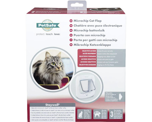 Förpackning för mikrochip kattlucka från märket PetSafe