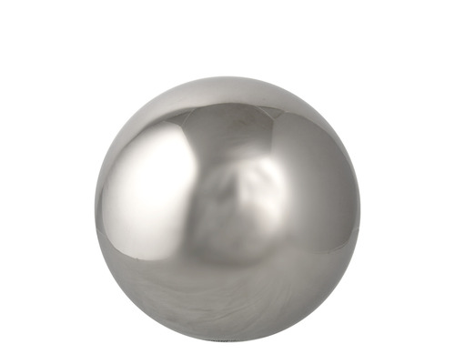 Dekorationskula rostfritt stål silver L-0