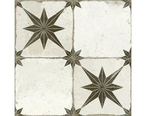 Kakelmönster med stjärnmotiv