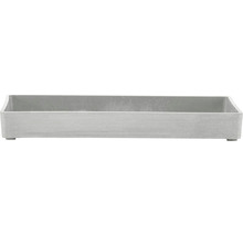 Krukfat ECOPOTS 25x15x2,5cm vitgrå