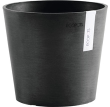 Blomkruka ECOPOTS Amsterdam Mini Ø17x15cm mörkgrå
