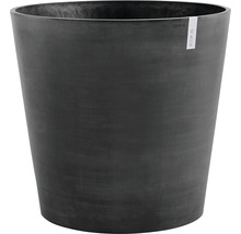 Svart blomkruka i plast