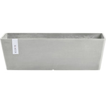 Rektangulär plastplanteringslåda med EcoPots-logotyp