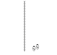 Kulkedja med anslutningsstycken för rullgardiner med kedjedrag