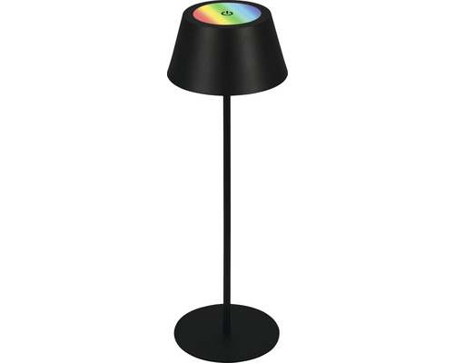 Bordslampa BRILONER Plug&Play utomhus RGB svart