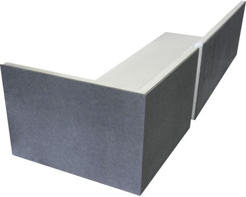 L-element BEWI Siroc hörn fibercement höjd 600 mm L-element BEWI Siroc hörn fibercement höjd 600 mm