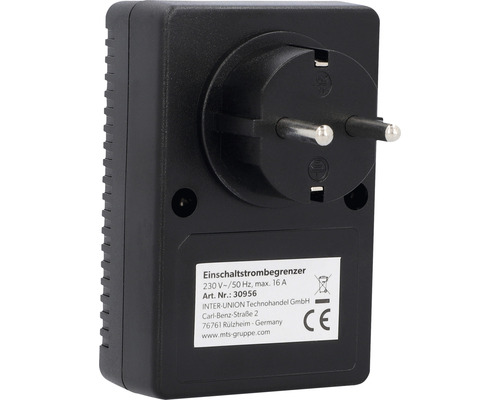 Startströmsbegränsare med kontakt